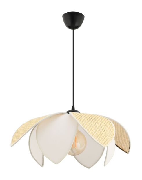 Peony Hazeran Kronleuchter kamel/weiß - H.28 bis 55 cm