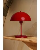 BRZ-340119 rode tafellamp - H.39 cm