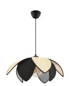 Lampadario Peony Hazeran B cammello/nero - H.28-55 cm