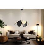 Lampadario Peony Hazeran B cammello/nero - H.28-55 cm