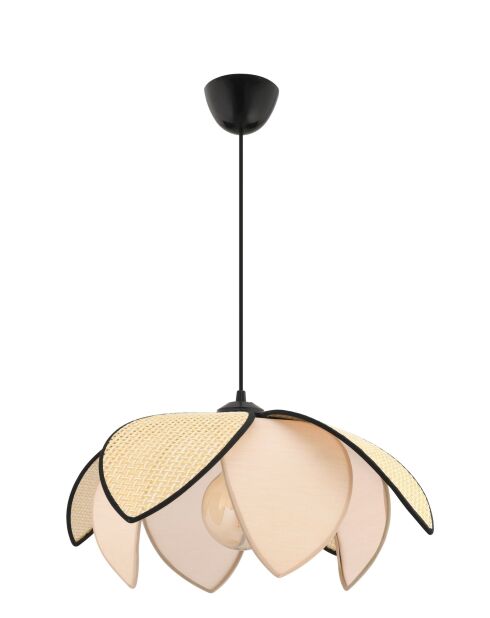 Peony Hazeran B Peach Kamel/cremefarbener Kronleuchter - H.28 bis 55 cm