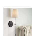 BRZ-340056 lampada da parete nera/crema - H.50 cm