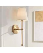 BRZ-340050 lampada da parete oro/crema - H.50 cm