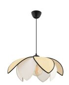 Peony Hazeran B kameel/witte kroonluchter - H.28 tot 55 cm