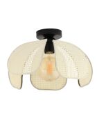 Hib Bone Hazeran crèmekleurige kroonluchter - H.20 cm