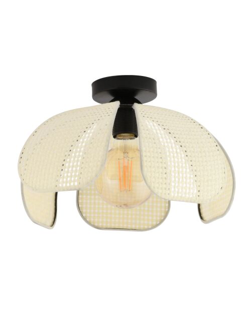 Hib Bone Hazeran crèmekleurige kroonluchter - H.20 cm