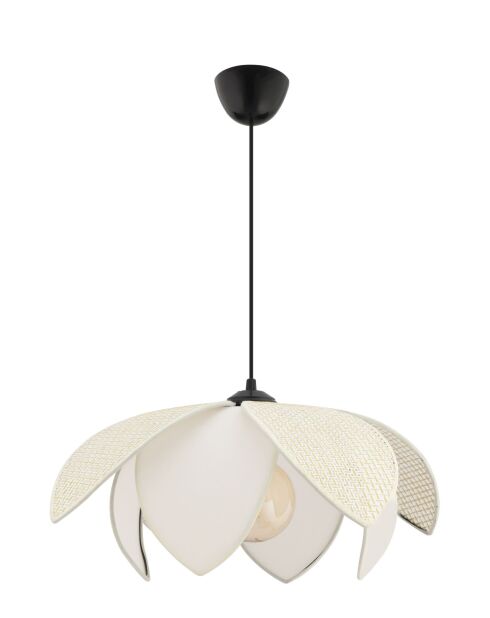 Peony Hazeran weißer Kronleuchter - H.28 bis 55 cm