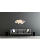 Peony Hazeran Kronleuchter milch/kamel/braun - H.20 cm