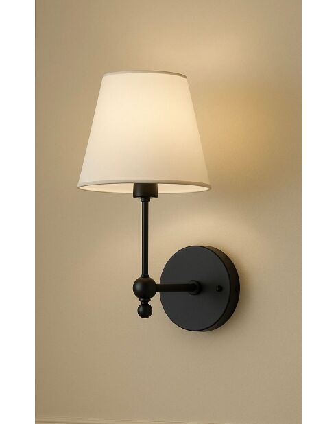 BRZ-540062 lampada da parete nera/bianca - H.30 cm