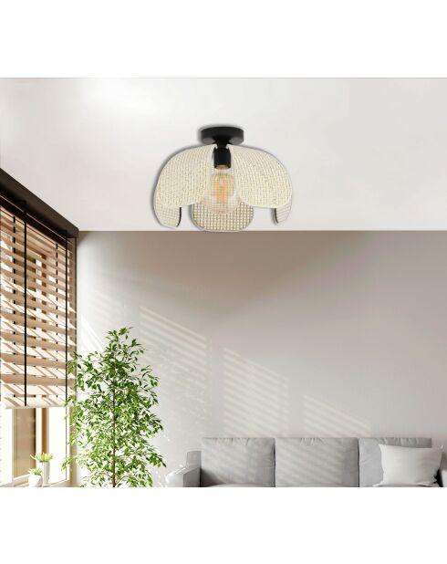 Hib Hazeran witte kroonluchter - H.20 cm