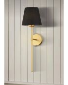 BRZ-540063 Wandleuchte gold/schwarz - H.50 cm