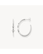 Pendientes de aro de plata