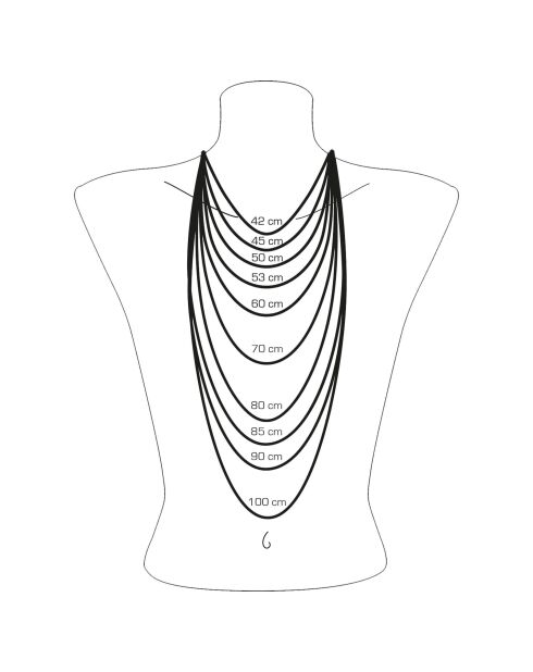 X0256-637-21 zilveren halsketting