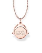 Collana Infinity in argento placcato oro rosa