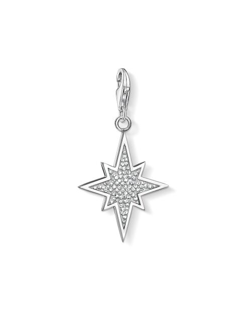 Charm Etoile Scintillante en Argent