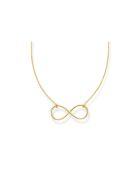 Vergulde zilveren Infinity ketting