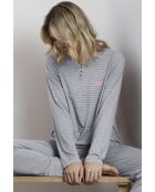 ¡Dormir en pijama es mi superpoder! ¡gris!