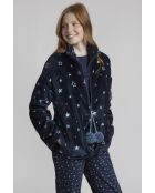 Mieux kamerjas in marineblauwe C-pyjama