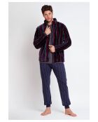 Herren-Bademantel S Club B, marineblau