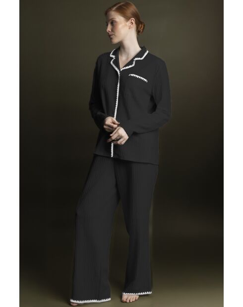 Couture zwarte pyjama