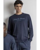 Pijama Italique A azul marino