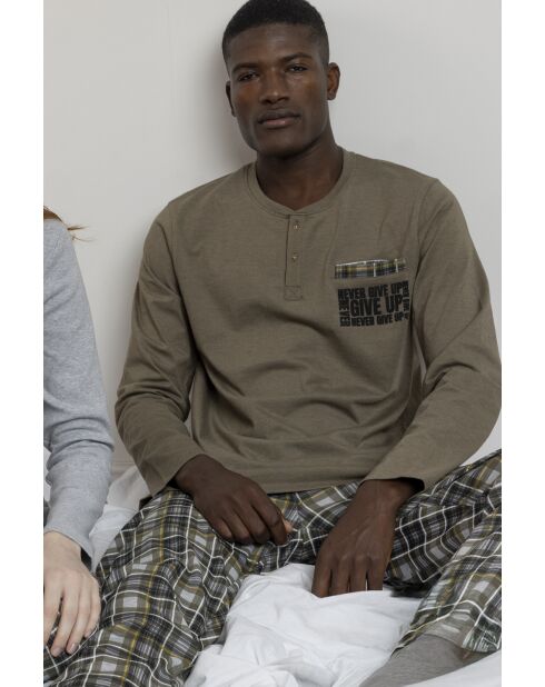 Groene pyjama van Tapeta Never Give You Up B