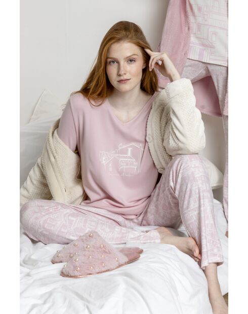 Pijama Pico La vie est belle A petal