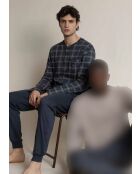 Pijama con estampado antracita Cinnamon B