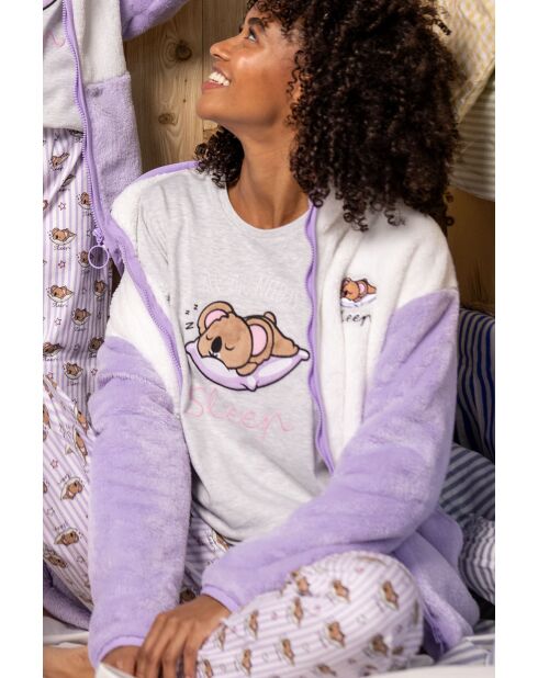 Albornoz Mujer Todo lo que necesitas es dormir D mauve