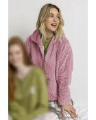 Smile Everyday D rosafarbener Bademantel