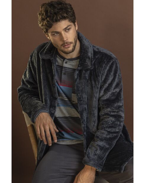 Brick Racing grijze badjas