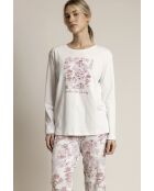 Pyjama Toile De Jouy B ecru