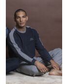 Pijama liso azul marino