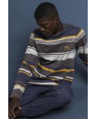 Pijama Amber B de rayas marrones