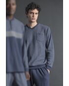 Pijama gris Pico Grey C