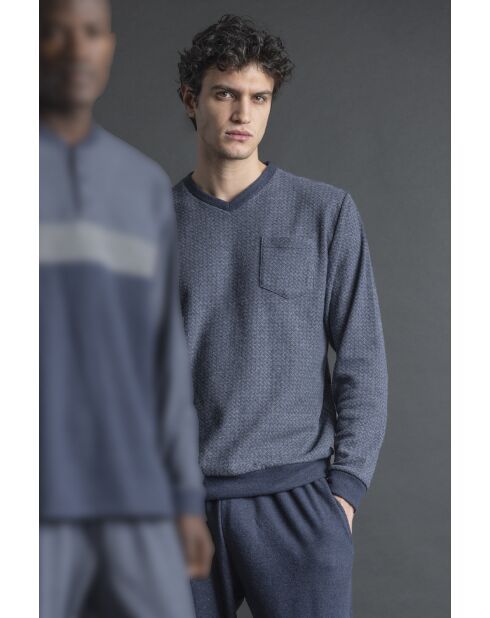 Pijama gris Pico Grey C