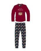 Pyjama passe une journée tranquille rouge