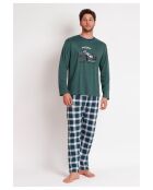 Pyjama né pour chevaucher vert bouteille