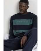 Pyjama wie du ihn siehst marineblau