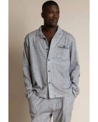 Pijama gris abierto Harris B