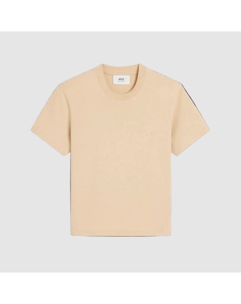 T-Shirt Ami De Coeur Petit 3D Beige