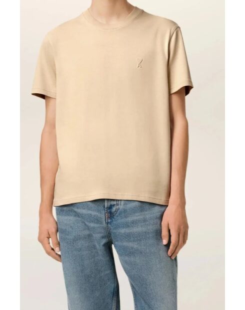 T-Shirt Ami De Coeur Petit 3D Beige
