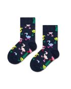 Chaussettes flamant rose  multicolores