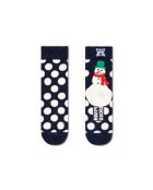 Chaussettes géantes bonhomme de neige  multicolores