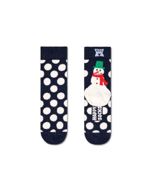 Chaussettes géantes bonhomme de neige  multicolores
