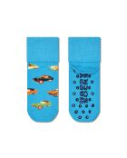 Chaussettes antidérapantes pour voiture  bleues turquoise