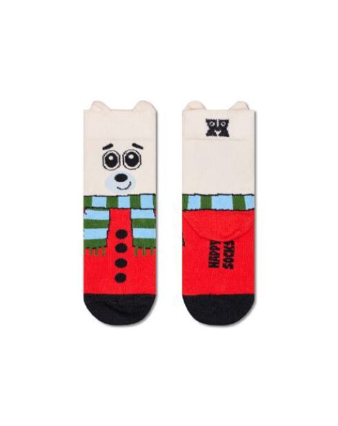 Chaussettes ours polaire  multicolores