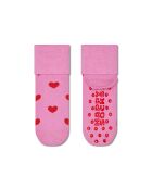 Chaussettes antidérapantes Cœur roses