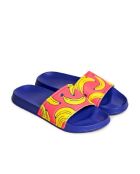 Claquettes Banane bleues