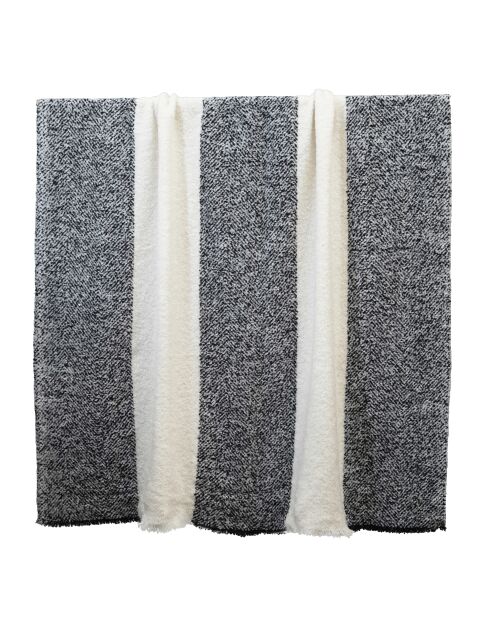 Megeve Schwarzes Plaid - 130x180 cm